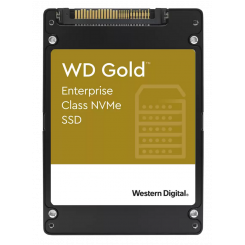 Фото Western Digital Gold Enterprise 3.84TB U.2 NVMe x4 (WDS384T1D0D)