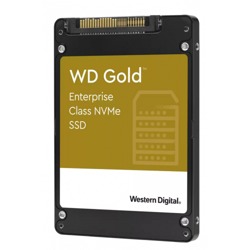 Photo SSD Drive Western Digital Gold Enterprise 3.84TB U.2 NVMe x4 (WDS384T1D0D)