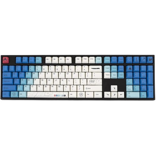 Купити Клавіатура Varmilo MA108M Summit R2 EC Daisy V2 (MA108MA022A8A4A06A007) Grey/Blue - ціна в Києві, Львові, Вінниці, Хмельницькому, Франківську, Україні | інтернет-магазин TELEMART.UA фото