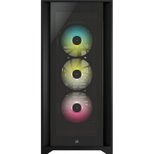 Photo Corsair iCUE 5000X RGB Tempered Glass без БП (CC-9011212-WW) Black
