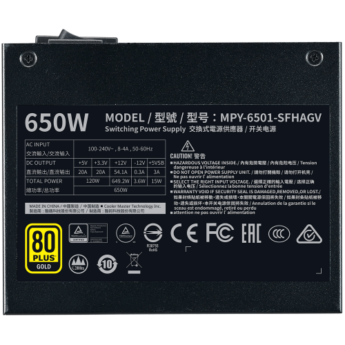 Photo Cooler Master V650 SFX Gold 650W (MPY-6501-SFHAGV-EU)
