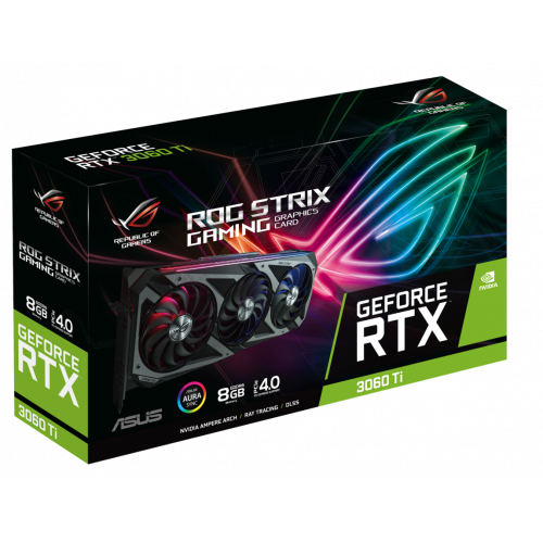 Продать Видеокарта Asus ROG GeForce RTX 3060 Ti STRIX OC 8192MB (ROG-STRIX-RTX3060TI-8G-V2-GAMING) по Trade-In интернет-магазине Телемарт - Киев, Днепр, Украина фото