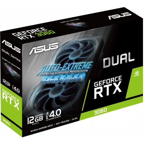 Фото Відеокарта Asus GeForce RTX 3060 Dual 12288MB (DUAL-RTX3060-12G-V2)