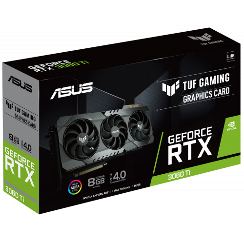 Продать Видеокарта Asus TUF GeForce RTX 3060 Ti Gaming 8192MB (TUF-RTX3060TI-8G-V2-GAMING) по Trade-In интернет-магазине Телемарт - Киев, Днепр, Украина фото