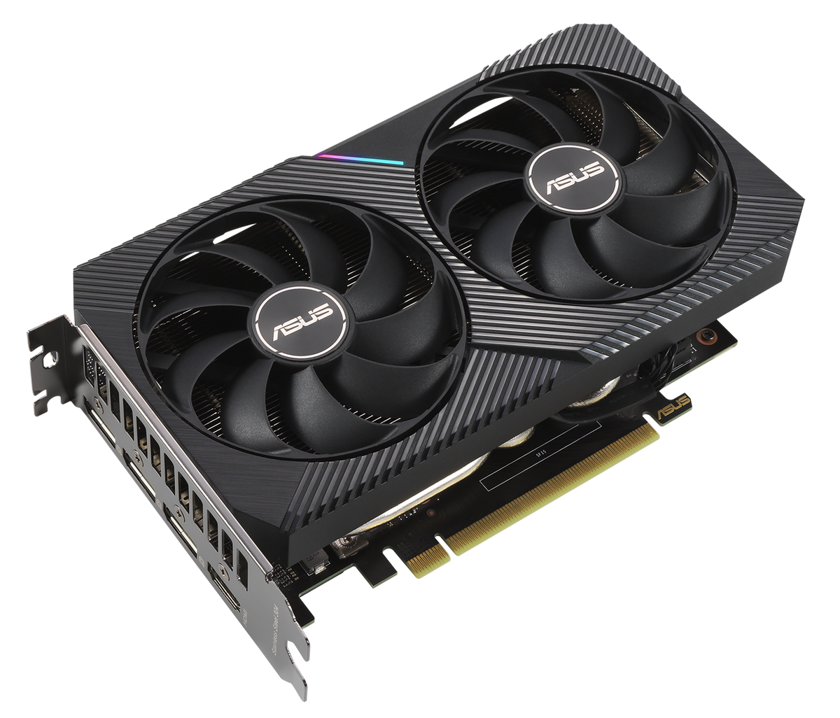 Видеокарта Asus GeForce RTX 3060 Ti Mini 8192MB (DUAL-RTX3060TI-8G-MINI ...