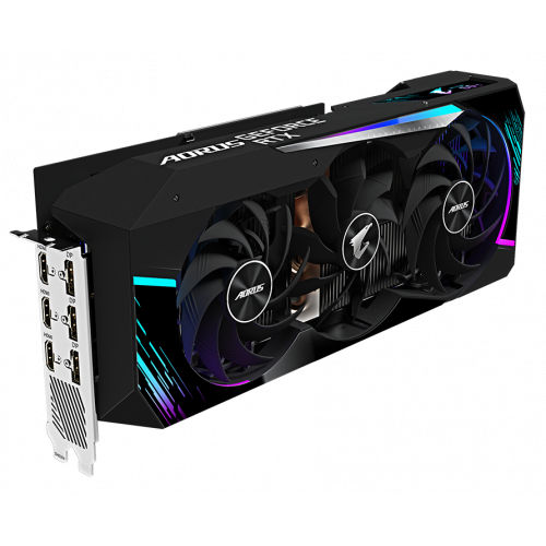 Продать Видеокарта Gigabyte GeForce RTX 3080 AORUS MASTER 10240MB (GV-N3080AORUS M-10GD 3.0) по Trade-In интернет-магазине Телемарт - Киев, Днепр, Украина фото