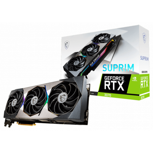 Продать Видеокарта MSI GeForce RTX 3070 SUPRIM 8192MB (RTX 3070 SUPRIM 8G) LHR по Trade-In интернет-магазине Телемарт - Киев, Днепр, Украина фото