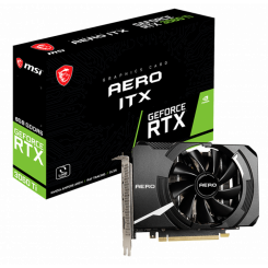 Видеокарта MSI GeForce RTX 3060 Ti AERO ITX 8192MB (RTX 3060 Ti AERO ITX 8G) LHR