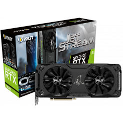 Видеокарта Palit GeForce RTX 3070 JetStream V1 OC 8192MB (NE63070T19P2-1040J) LHR