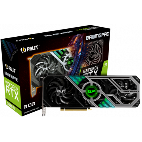 Продать Видеокарта Palit GeForce RTX 3060 Ti GamingPro V1 8192MB (NE6306T019P2-1041A) LHR по Trade-In интернет-магазине Телемарт - Киев, Днепр, Украина фото