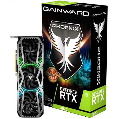 Продать Видеокарта Gainward GeForce RTX 3070 Phoenix "GS" V1 8192MB (471056224-2096) LHR по Trade-In интернет-магазине Телемарт - Киев, Днепр, Украина фото