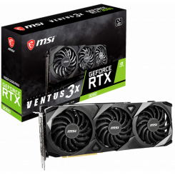 Видеокарта MSI GeForce RTX 3080 VENTUS 3X 10240MB (RTX 3080 VENTUS 3X 10G) LHR