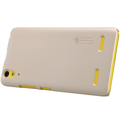 Чохол Чехол Nillkin Frosted Shield для Lenovo A6000/A6010 Gold купити в Україні | Telemart фото