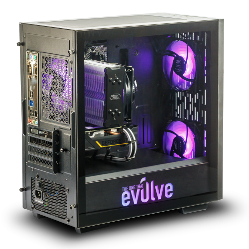Продать Компьютер EVOLVE CyberPart Silver 2H+ (EVCP-S2Hi1010FN166-16S240H1TBk) Black по Trade-In интернет-магазине Телемарт - Киев, Днепр, Украина фото