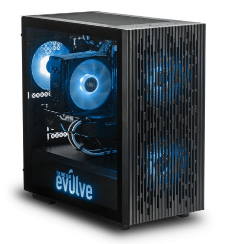 Продать Компьютер EVOLVE CyberPart Silver 2H+ (EVCP-S2Hi1010FN166-16S240H1TBk) Black по Trade-In интернет-магазине Телемарт - Киев, Днепр, Украина фото