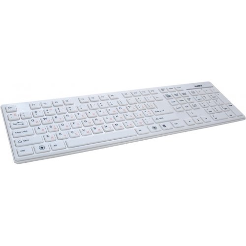 Купити Клавіатура SVEN Elegance 5700 USB White - ціна в Києві, Львові, Вінниці, Хмельницькому, Франківську, Україні | інтернет-магазин TELEMART.UA фото