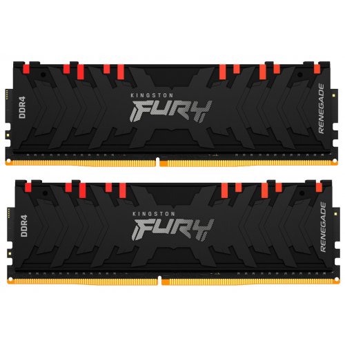 Продать ОЗУ Kingston DDR4 64GB (2x32GB) 3000Mhz FURY Renegade RGB Black (KF430C16RBAK2/64) по Trade-In интернет-магазине Телемарт - Киев, Днепр, Украина фото