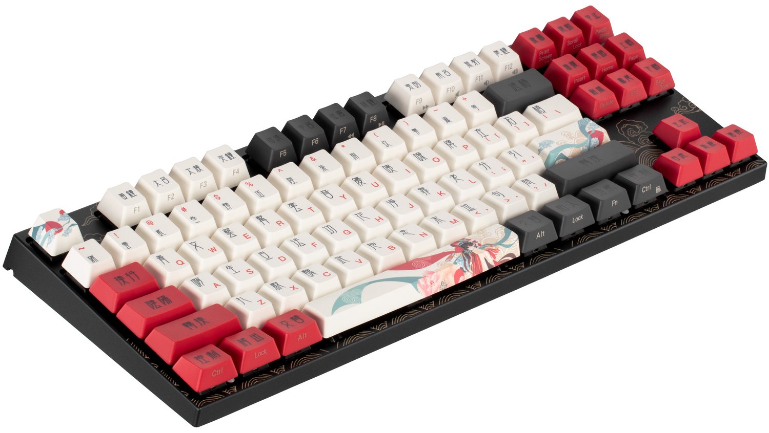 Купить Клавиатура Varmilo VA87M Beijing Opera Cherry MX Brown  (VA87MN2W/LL3DJ2PV) Black/Red - цена в Харькове, Киеве, Днепре, Одессе в  интернет-магазине Telemart