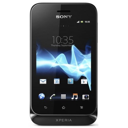 Купить Смартфон Sony Xperia tipo Dual ST21i2 Black - цена в Харькове, Киеве, Днепре, Одессе
в интернет-магазине Telemart фото