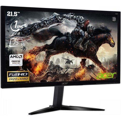 Продати Монітор Acer 21.5" KG221QA (UM.WX1EE.A01) Black за Trade-In у інтернет-магазині Телемарт - Київ, Дніпро, Україна фото