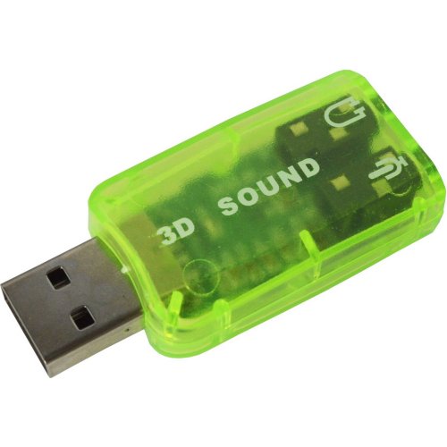 Купить Звуковая карта Dynamode USB-SOUNDCARD2.0 Green с проверкой совместимости: обзор, характеристики, цена в Киеве, Днепре, Одессе, Харькове, Украине | интернет-магазин TELEMART.UA фото