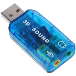 Фото Звукова карта Dynamode USB-SOUNDCARD2.0 Blue