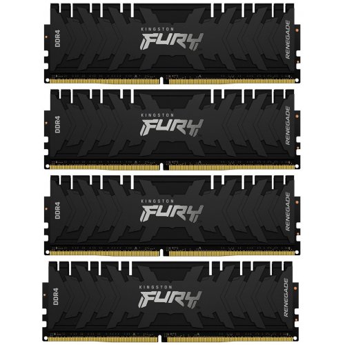 Продать ОЗУ Kingston DDR4 128GB (4x32GB) 2666Mhz FURY Renegade Black (KF426C15RBK4/128) по Trade-In интернет-магазине Телемарт - Киев, Днепр, Украина фото