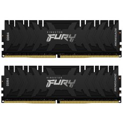 Фото Kingston DDR4 32GB (2x16GB) 3000Mhz FURY Renegade Black (KF430C15RB1K2/32)