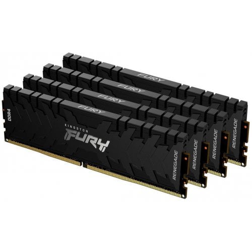 Photo RAM Kingston DDR4 32GB (4x8GB) 3200Mhz FURY Renegade Black (KF432C16RBK4/32)
