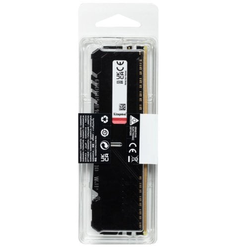 Фото ОЗУ Kingston DDR4 8GB 3200Mhz FURY Beast RGB Black (KF432C16BBA/8)