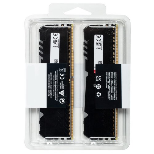 Продати ОЗП Kingston DDR4 64GB (4x16GB) 3600Mhz FURY Beast RGB Black (KF436C18BBAK4/64) за Trade-In у інтернет-магазині Телемарт - Київ, Дніпро, Україна фото