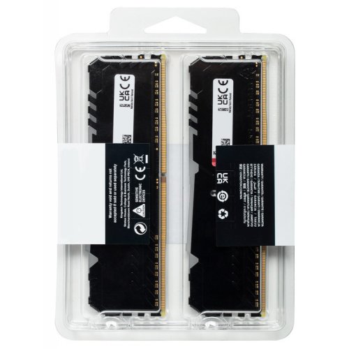 Продати ОЗП Kingston DDR4 16GB (2x8GB) 3733Mhz FURY Beast RGB Black (KF437C19BBAK2/16) за Trade-In у інтернет-магазині Телемарт - Київ, Дніпро, Україна фото