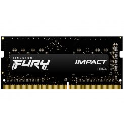 ОЗП Kingston SODIMM DDR4 16GB 2666Mhz FURY Impact Black (KF426S16IB/16)