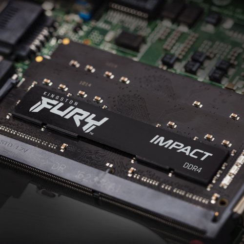 Продати ОЗП Kingston SODIMM DDR4 16GB (2x8GB) 2933Mhz FURY Impact Black (KF429S17IBK2/16) за Trade-In у інтернет-магазині Телемарт - Київ, Дніпро, Україна фото