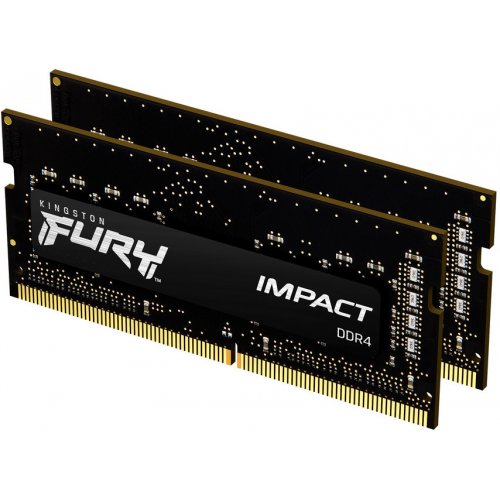Продати ОЗП Kingston SODIMM DDR4 32GB (2x16GB) 2933Mhz FURY Impact Black (KF429S17IBK2/32) за Trade-In у інтернет-магазині Телемарт - Київ, Дніпро, Україна фото