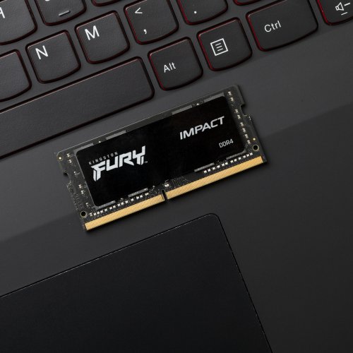 Продати ОЗП Kingston SODIMM DDR4 64GB (2x32GB) 2933Mhz FURY Impact Black (KF429S17IBK2/64) за Trade-In у інтернет-магазині Телемарт - Київ, Дніпро, Україна фото