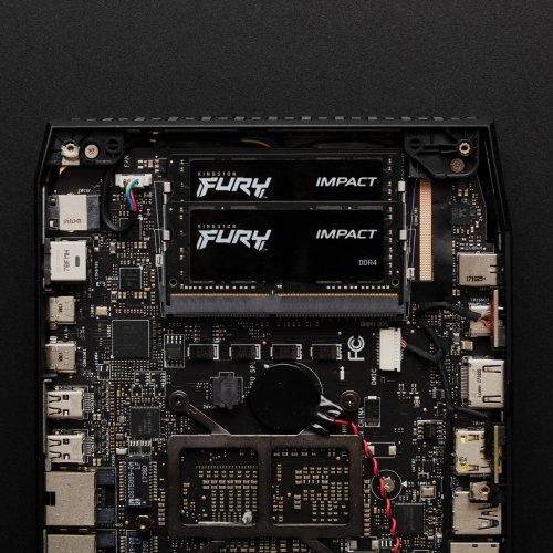 ОЗП Kingston SODIMM DDR4 32GB 3200Mhz FURY Impact Black (KF432S20IB/32) купити з перевіркою сумісності: огляд, характеристики, ціна у Києві, Львові, Вінниці, Хмельницькому, Івано-Франківську, Україні | інтернет-магазин TELEMART.UA фото