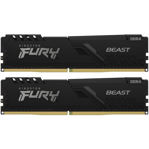 

Kingston DDR4 64GB (2x32GB) 2666Mhz FURY Beast Black (KF426C16BBK2/64)