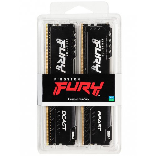 Photo RAM Kingston DDR4 128GB (4x32GB) 2666Mhz FURY Beast Black (KF426C16BBK4/128)