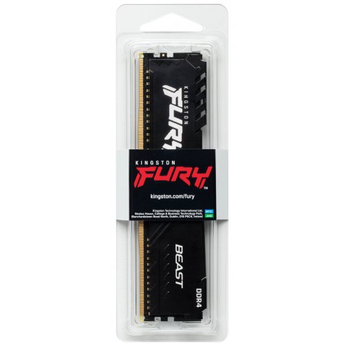 Продати ОЗП Kingston DDR4 16GB 3000Mhz FURY Beast Black (KF430C16BB/16) за Trade-In у інтернет-магазині Телемарт - Київ, Дніпро, Україна фото