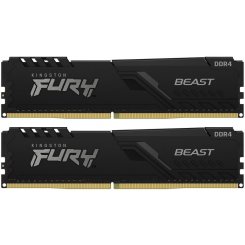 ОЗП Kingston DDR4 16GB (2x8GB) 3200Mhz FURY Beast Black (KF432C16BBK2/16)