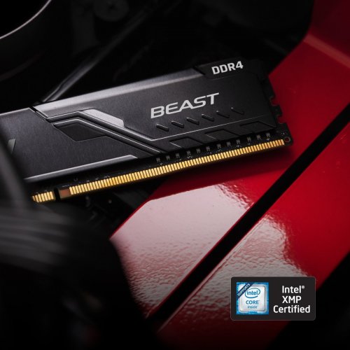 Фото ОЗУ Kingston DDR4 16GB (2x8GB) 3200Mhz FURY Beast Black (KF432C16BBK2/16)