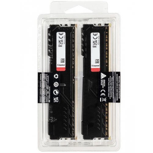 Купить ОЗУ Kingston DDR4 32GB (4x8GB) 3200Mhz FURY Beast Black (KF432C16BBK4/32) с проверкой совместимости: обзор, характеристики, цена в Киеве, Днепре, Одессе, Харькове, Украине | интернет-магазин TELEMART.UA фото