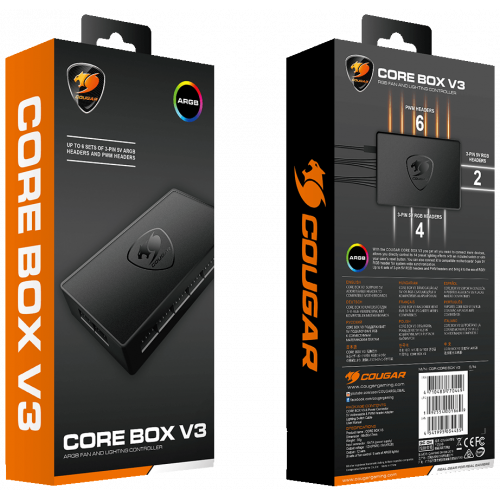 Купити Cougar CORE BOX V3 ARGB - ціна в Києві, Львові, Вінниці, Хмельницькому, Франківську, Україні | інтернет-магазин TELEMART.UA фото