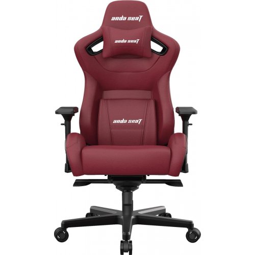 Ігрове крісло Anda Seat Kaiser 2 XL (AD12XL-02-AB-PV/C-A05) Black/Maroon купити в Україні: Київ, Львів, Хмельницький, Тернопіль, Івано-Франківськ | Низька ціна, відгуки, характеристики від TELEMART фото