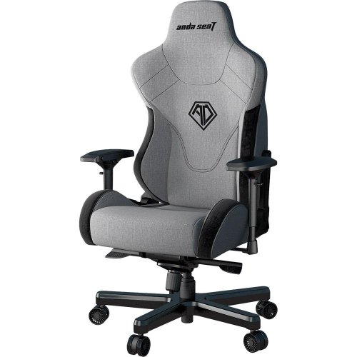 Игровое кресло Anda Seat T-Pro 2 XL (AD12XLLA-01-GB-F) Grey/Black купить в Украине: Киев, Днепр, Харьков, Одесса  | Низкая цена, отзывы, характеристики от TELEMART фото