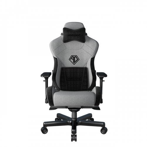 Ігрове крісло Anda Seat T-Pro 2 XL (AD12XLLA-01-GB-F) Grey/Black купити в Україні: Київ, Львів, Хмельницький, Тернопіль, Івано-Франківськ | Низька ціна, відгуки, характеристики від TELEMART фото