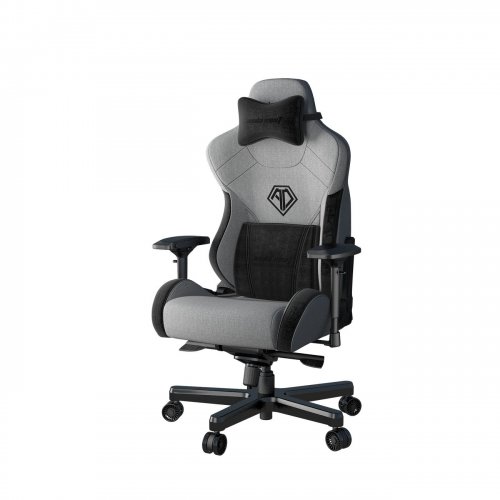 Ігрове крісло Anda Seat T-Pro 2 XL (AD12XLLA-01-GB-F) Grey/Black купити в Україні: Київ, Львів, Хмельницький, Тернопіль, Івано-Франківськ | Низька ціна, відгуки, характеристики від TELEMART фото