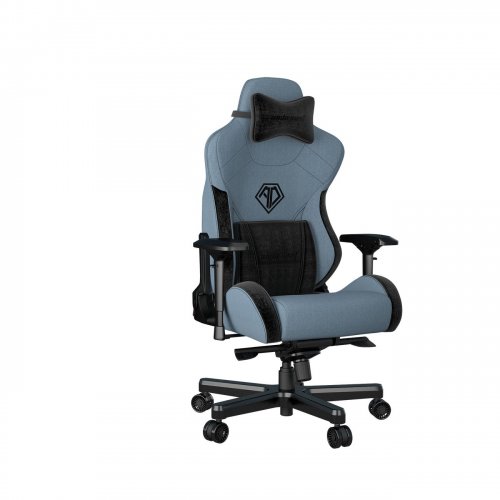Игровое кресло Anda Seat T-Pro 2 XL (AD12XLLA-01-SB-F) Blue/Black купить в Украине: Киев, Днепр, Харьков, Одесса  | Низкая цена, отзывы, характеристики от TELEMART фото