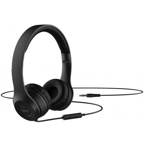 Купити Навушники Hoco W21 Graceful Charm Black - ціна в Києві, Львові, Вінниці, Хмельницькому, Франківську, Україні | інтернет-магазин TELEMART.UA фото